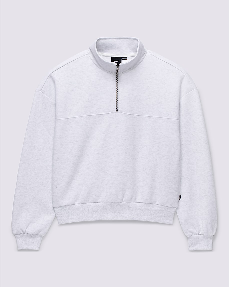 Elevated Double Knit Mock Neck Half Zip Pullover - 5