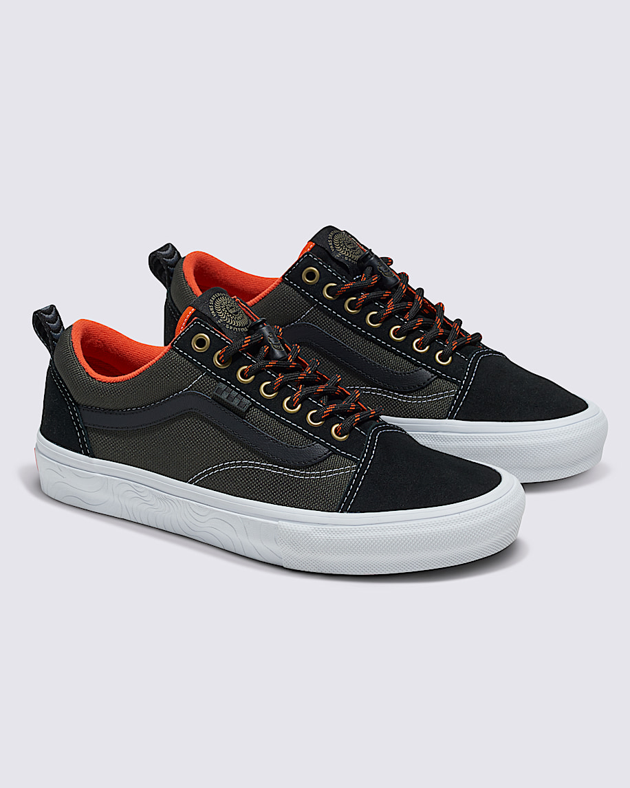 Vans X Spitfire Wheels Skate Old Skool Shoe VANS Black  Flame Orange ALT3