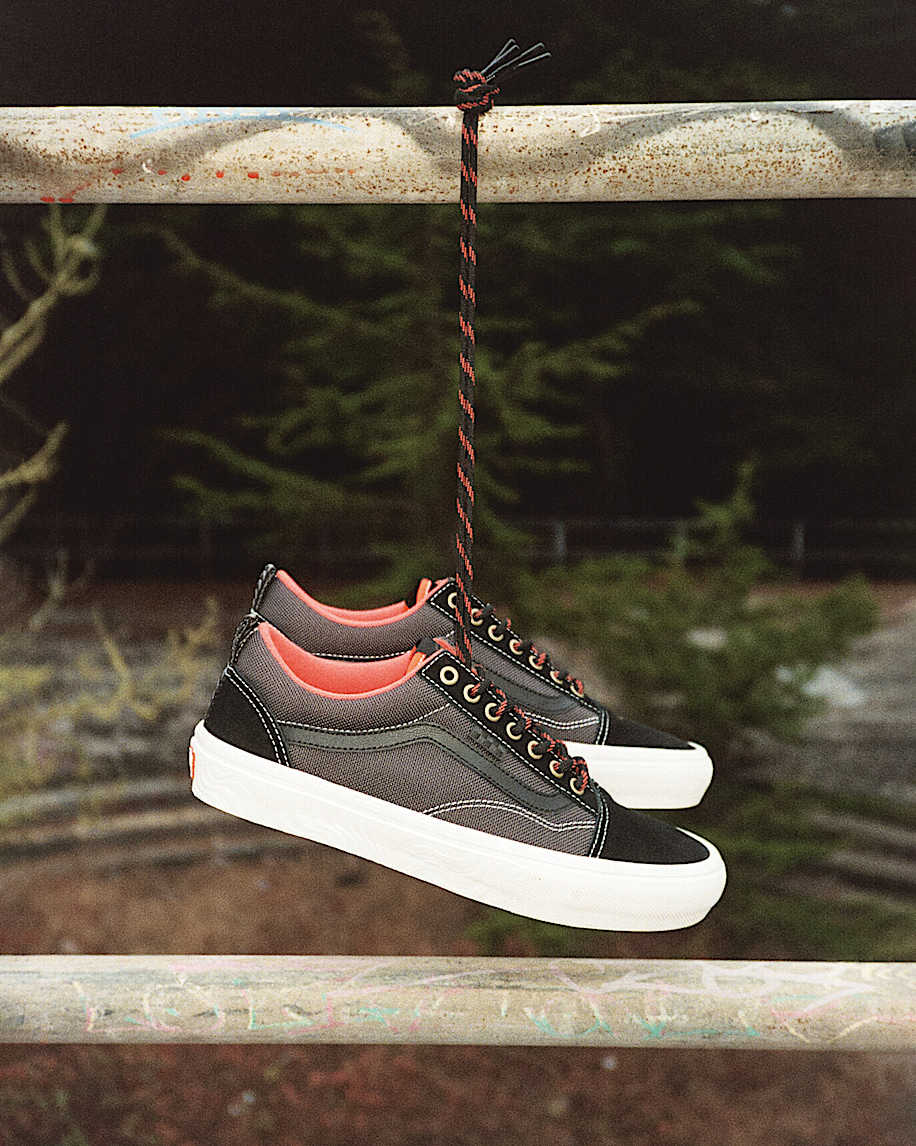 Vans X Spitfire Wheels Skate Old Skool Shoe VANS Black  Flame Orange ALT1