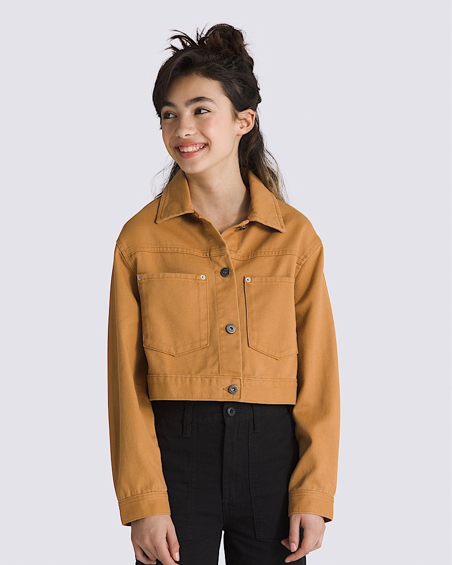 Kids Raynes Crop Trucker Jacket - 2