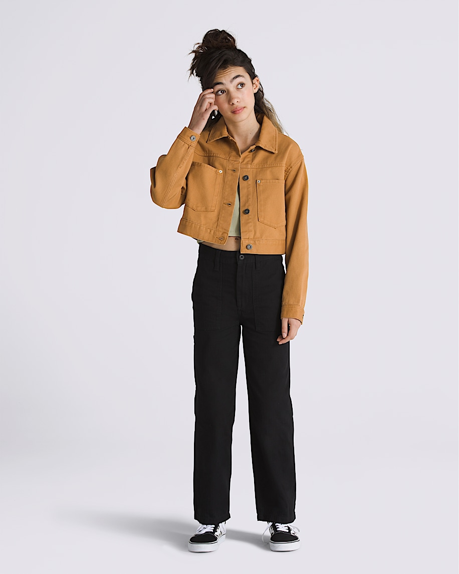 Kids Raynes Crop Trucker Jacket - 4