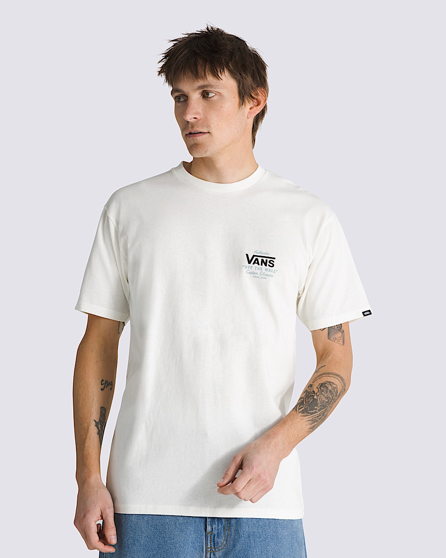 Holder St Classic TShirt VANS White  Mist Blue ALT1