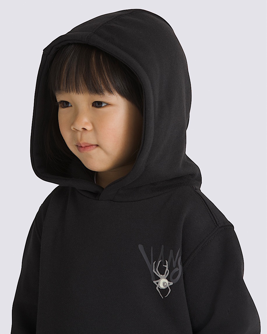 Little Kids Creepy Halloween Pullover Hoodie VANS Black ALT3