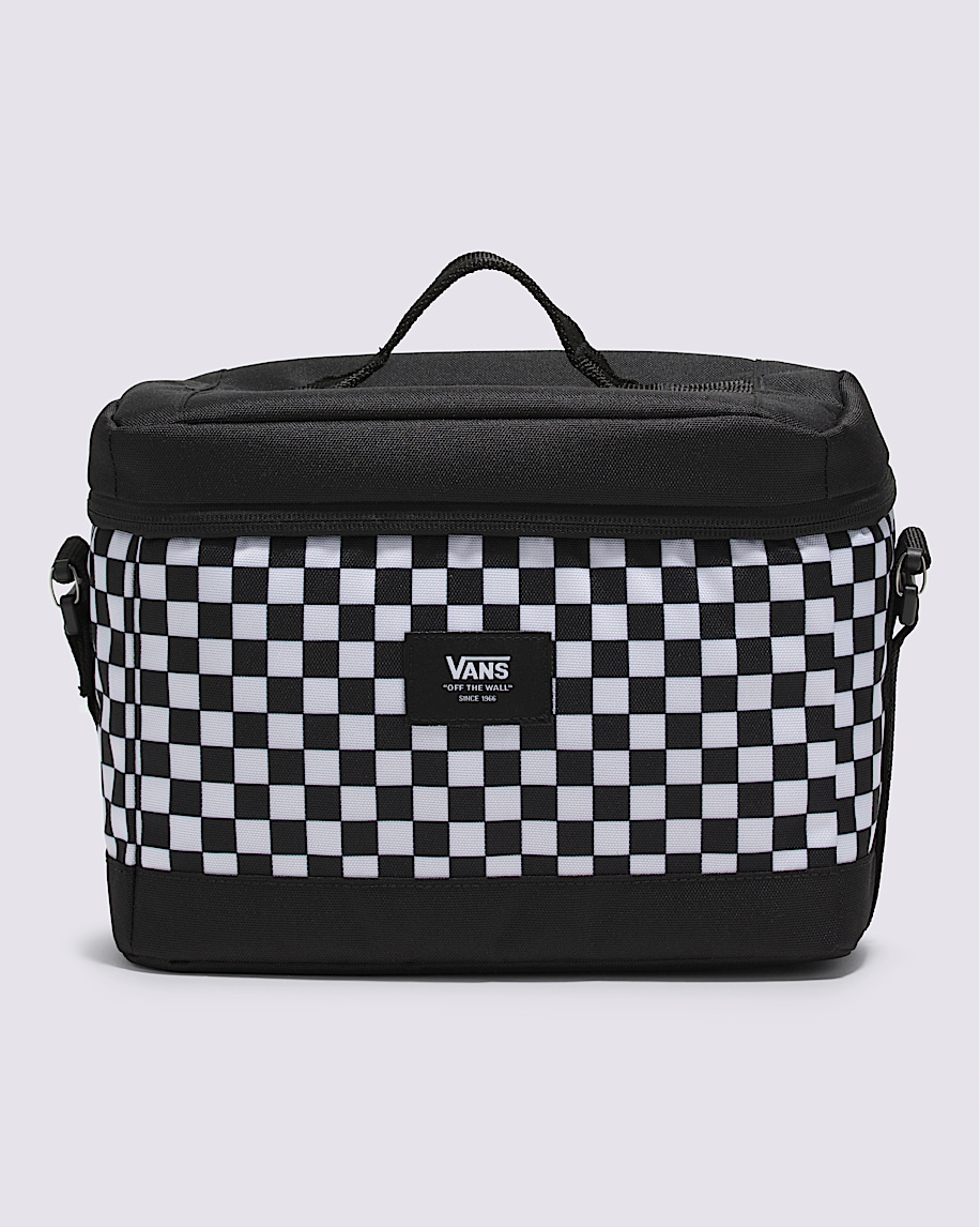 Old Skool Checkerboard Lunch Bag VANS Black  White HERO