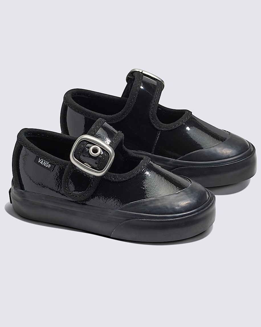 Toddler Mary Jane Shoe VANS Gothic Shine Black ALT1