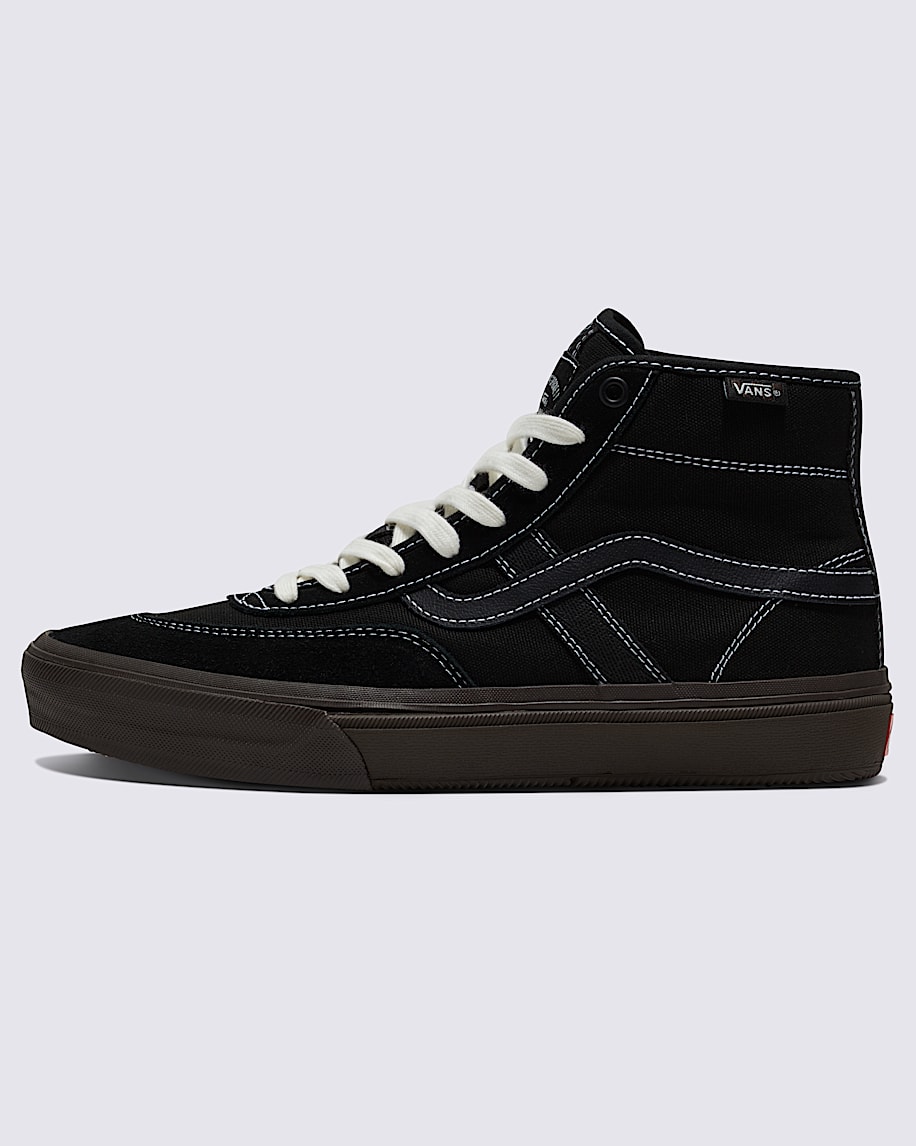 Skate Crockett High Shoe VANS Black  Chocolate Brown HERO