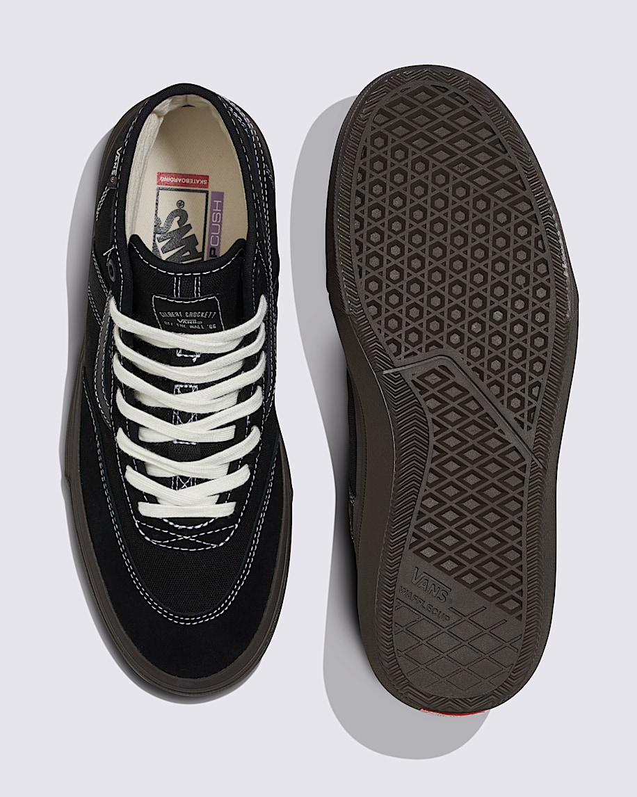 Skate Crockett High Shoe VANS Black  Chocolate Brown ALT2