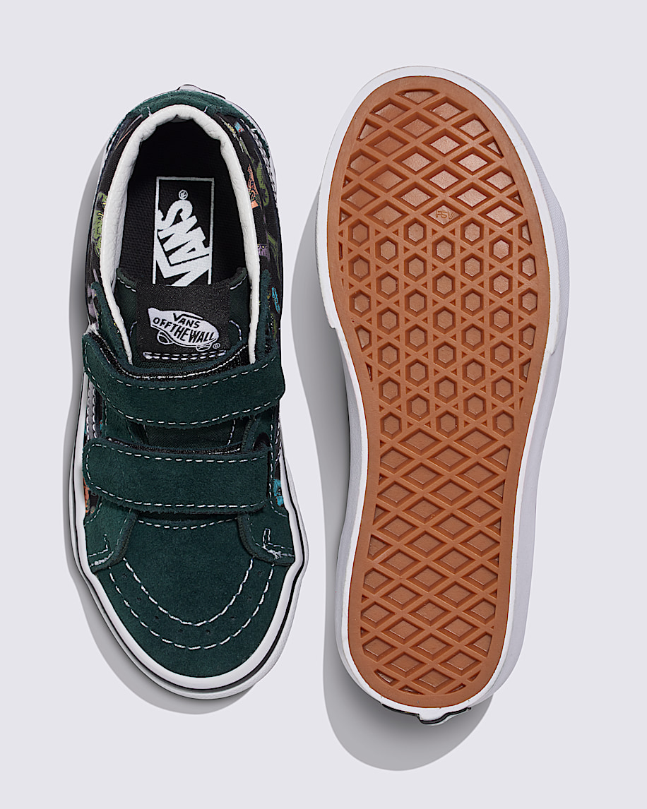 Little Kids Sk8Mid Reissue V Shoe VANS Dark Teal Green  Black ALT2