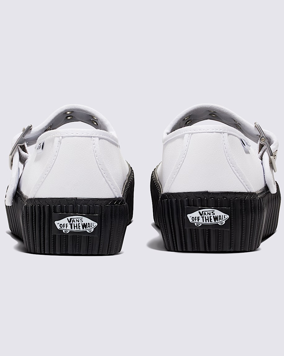 Mary Jane Creeper Shoe VANS Grunge Ballet White ALT3