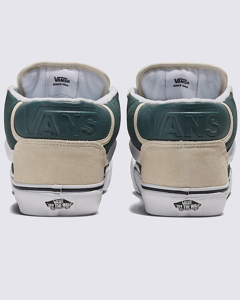 Knu Mid Shoe VANS Turtledove Beige  Dark Green ALT3
