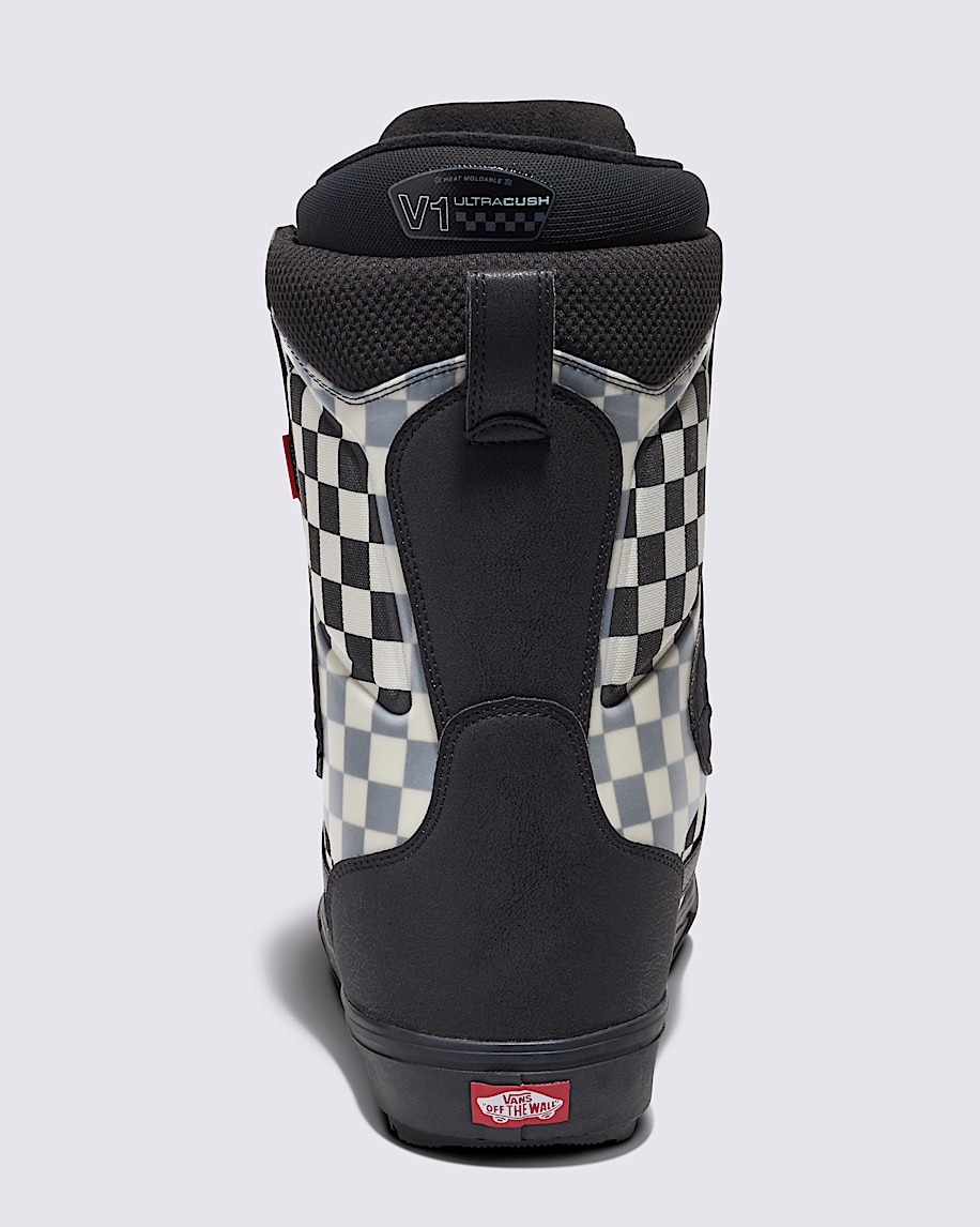 Aura OG Checkerboard Snowboard Boot in Black / White | Vans