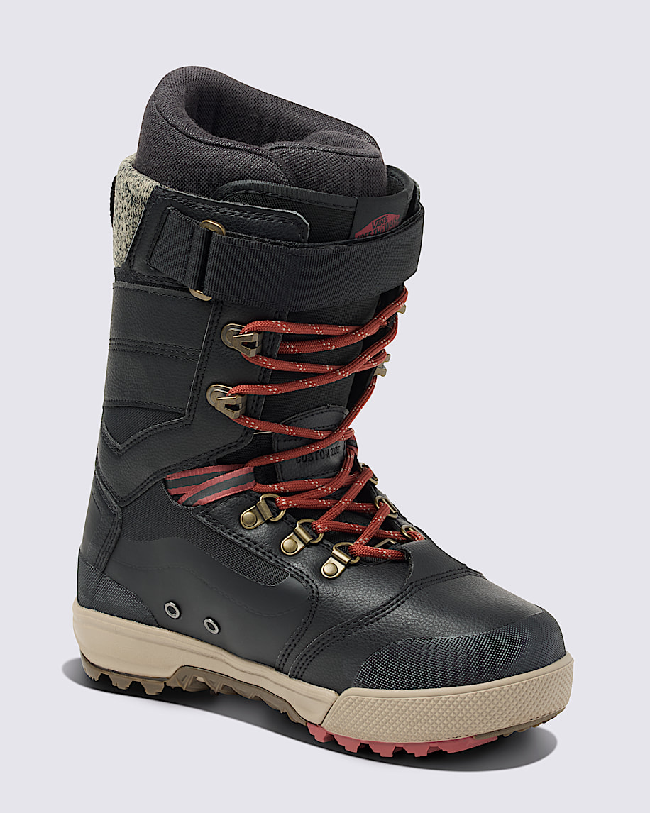 Womens Luna Ventana Pro Snowboard Boot in Black / Red / Beige | Vans