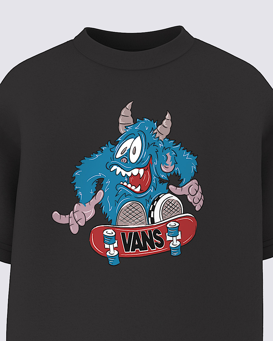 Kids Big Monster Air TShirt VANS Black ALT1