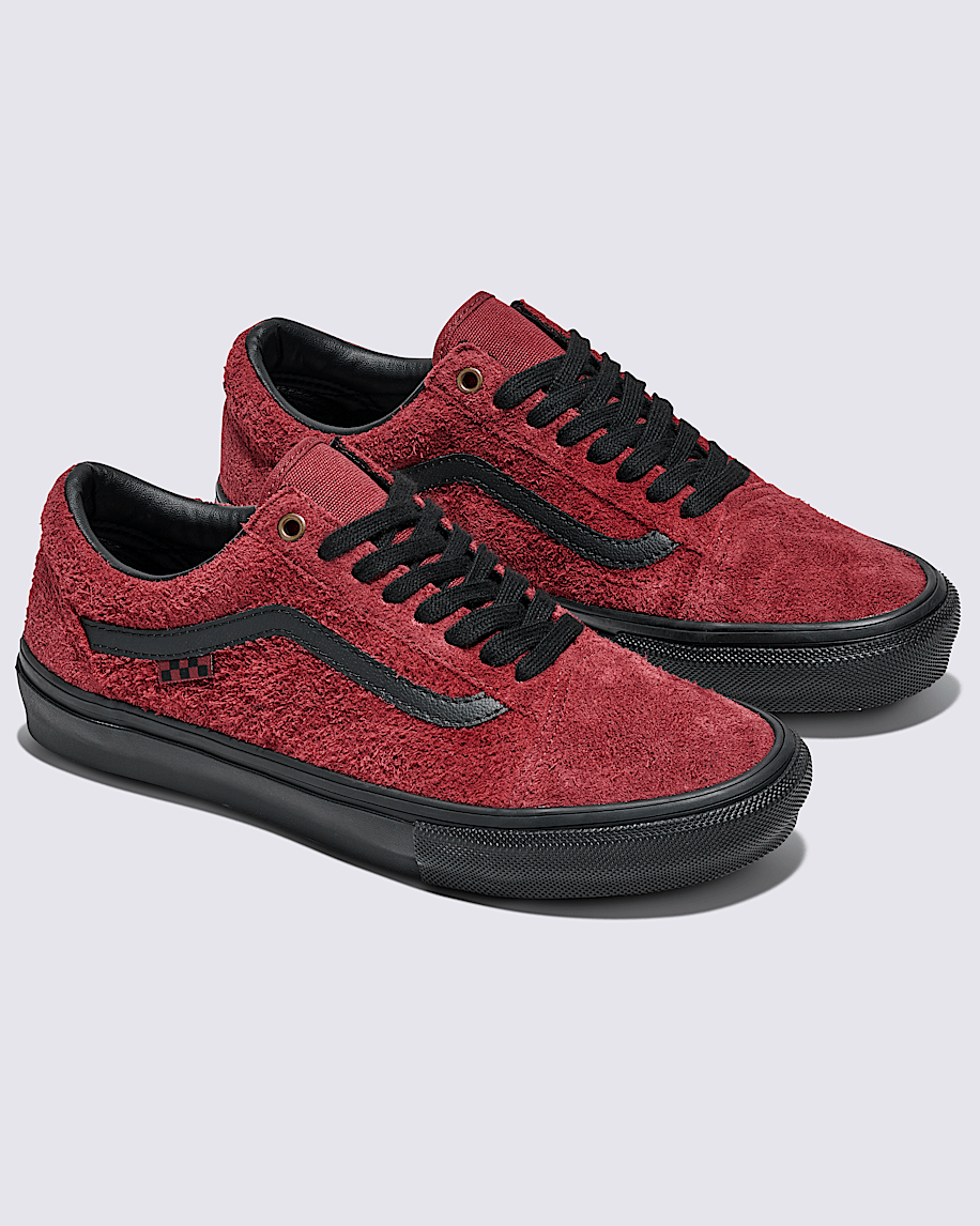 Skate Old Skool Suede Shoe VANS Burgundy Red ALT1