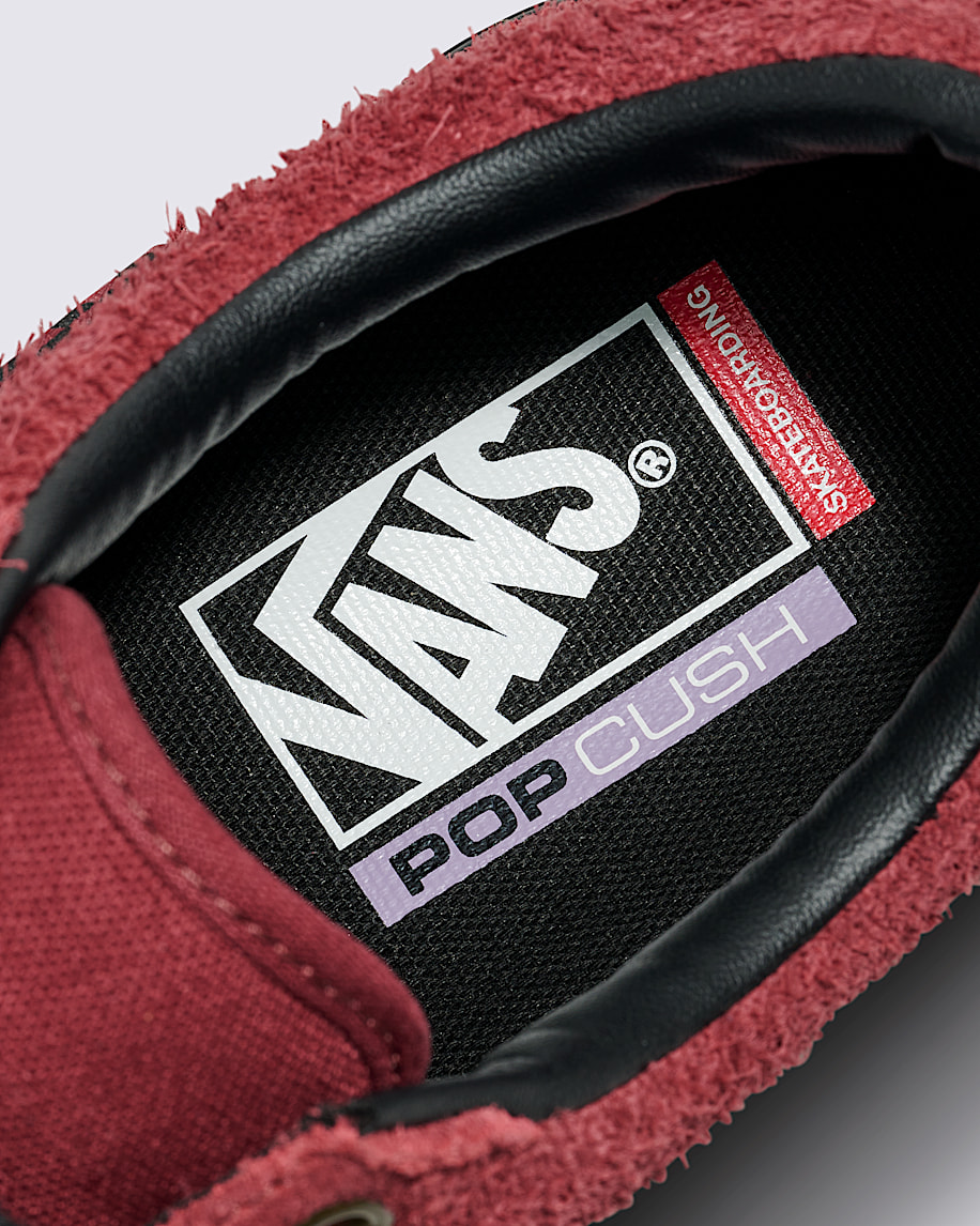 Skate Old Skool Suede Shoe VANS Burgundy Red ALT4