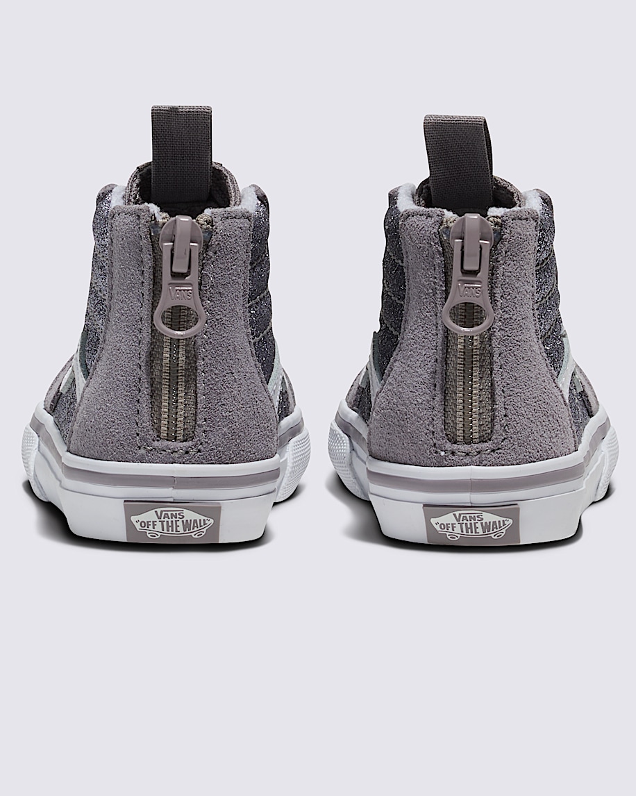 Toddler Sk8-Hi Zip Shoe in Gunmetal Grey | Vans