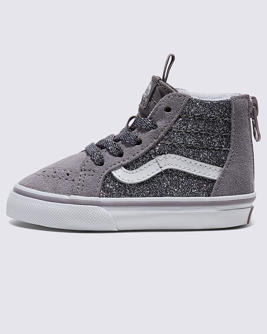 Toddler Sk8-Hi Zip Shoe en Gunmetal Grey | Vans CA