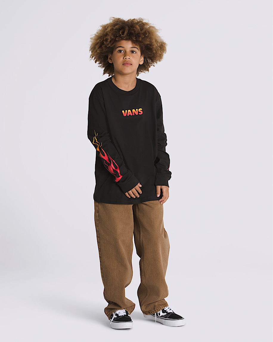 Kids Flame Thrower Long Sleeve T-Shirt - 3