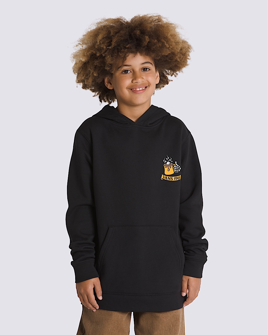 Kids Hot Mug Pullover Hoodie VANS Black ALT1