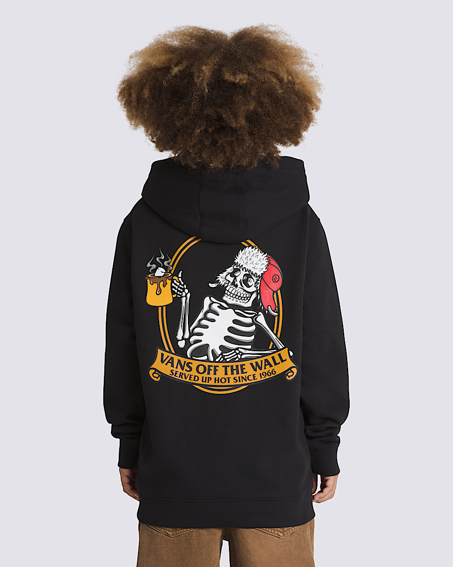 Kids Hot Mug Pullover Hoodie VANS Black HERO