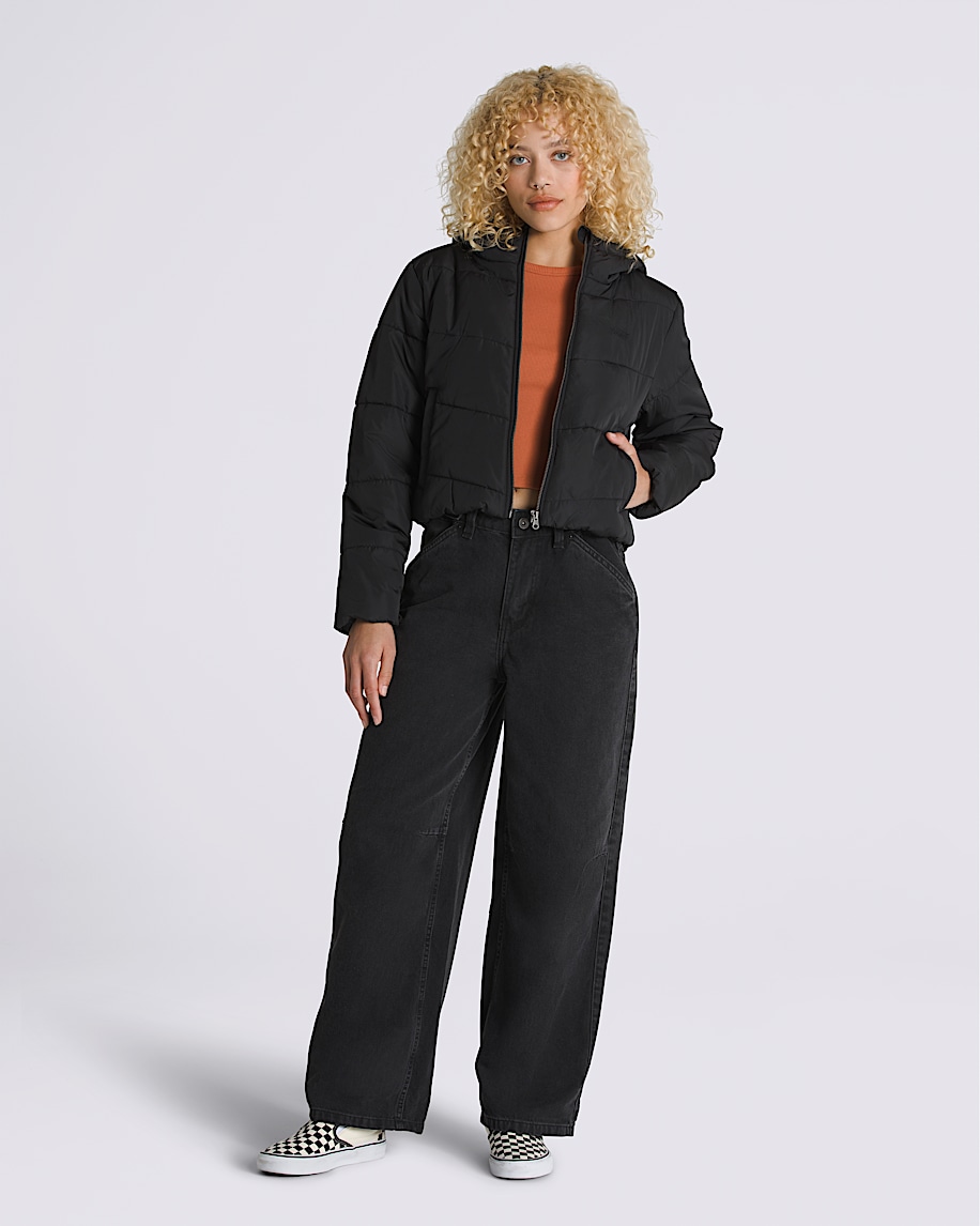 Foundry Crop Puff Hooded Jacket - 4