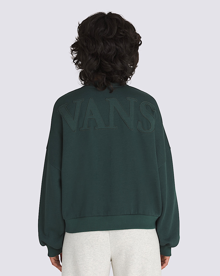 Stitched Up Loose Crew Sweatshirt - 2