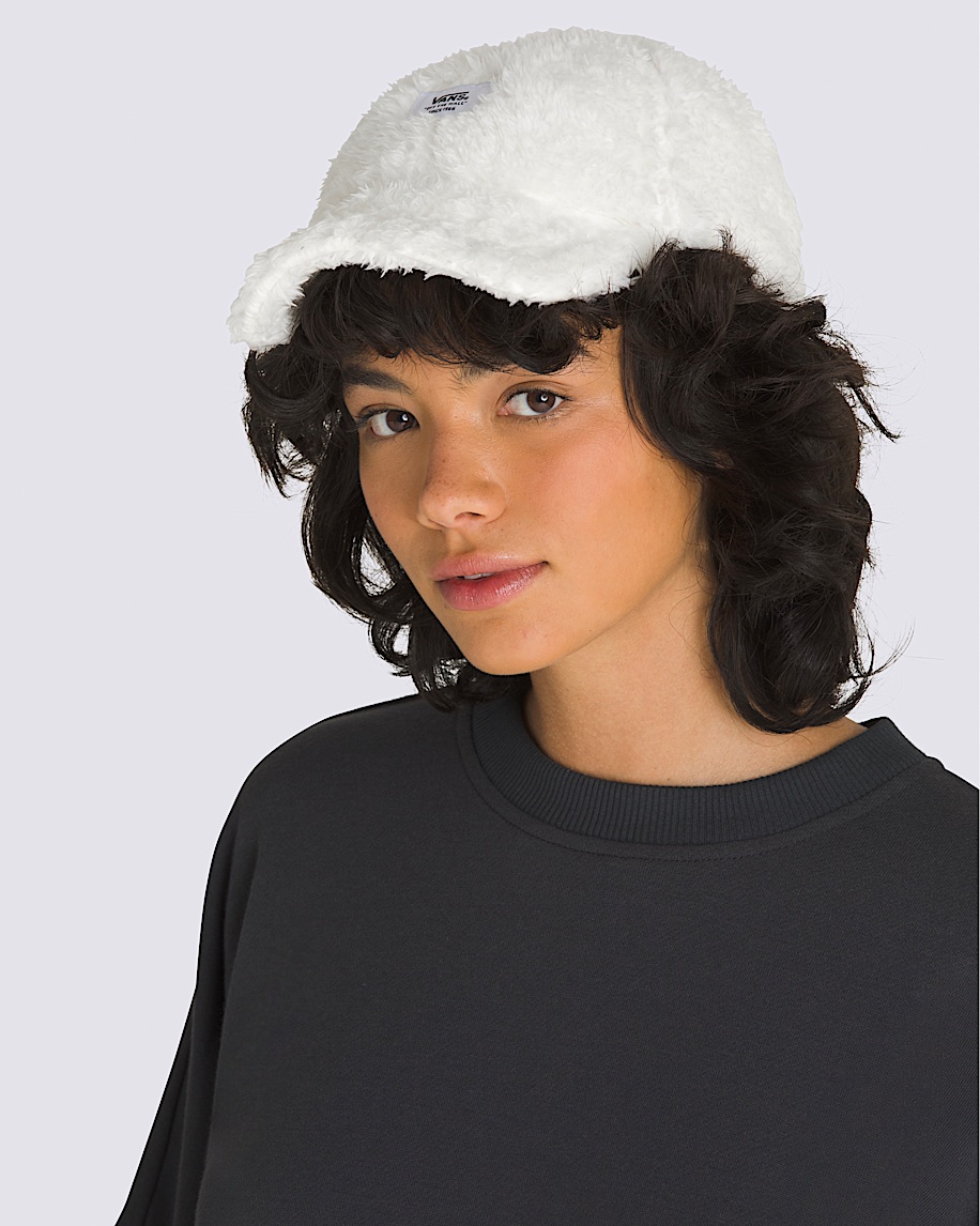 Delin Curved Bill Jockey Hat VANS Marshmallow White ALT4