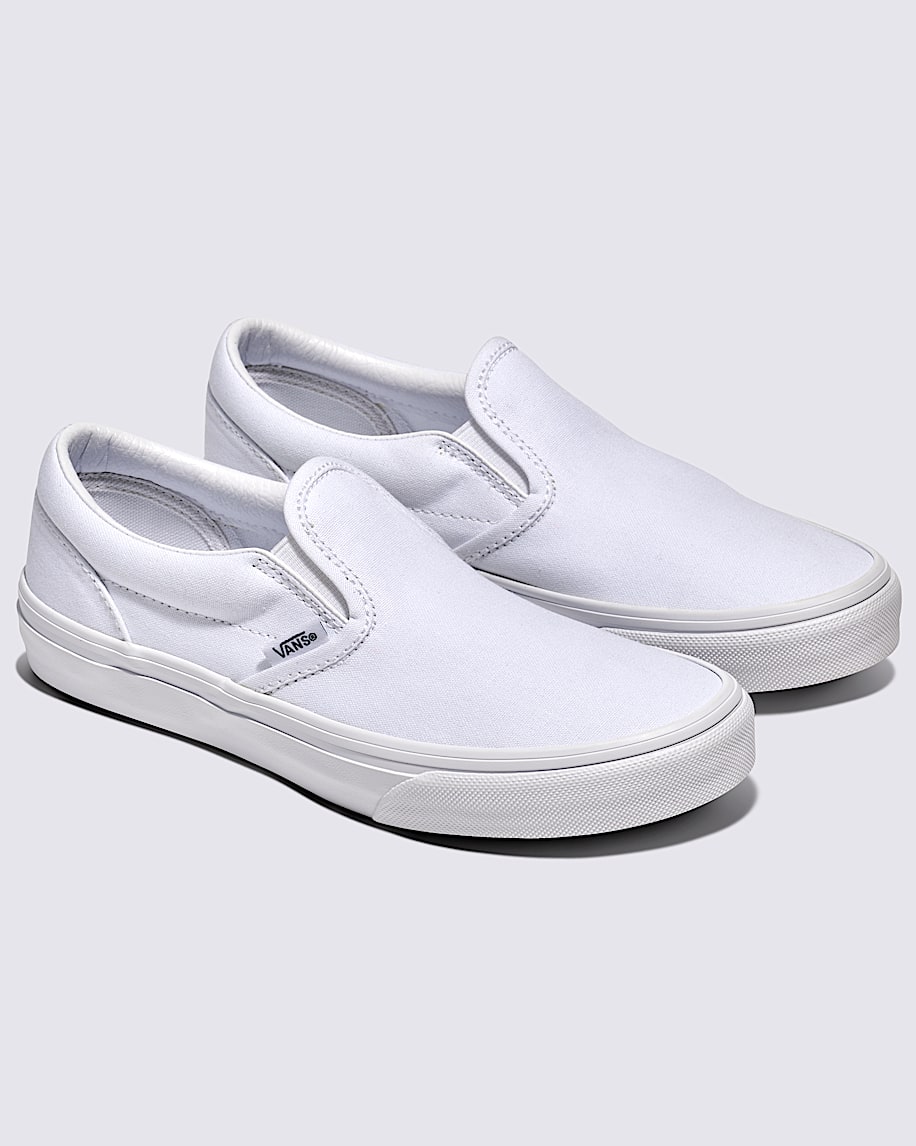 Big Kids Classic SlipOn Shoe VANS True White ALT1