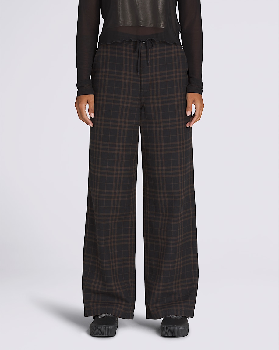 Cyrus Plaid Pants VANS Black  Beige HERO