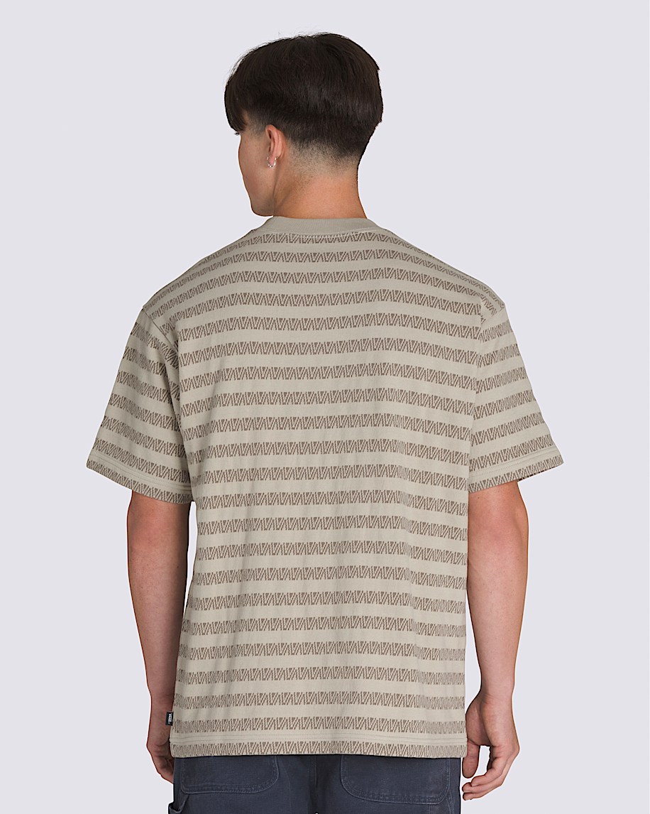Palmer Jacquard Knit TShirt VANS London Fog Beige ALT1