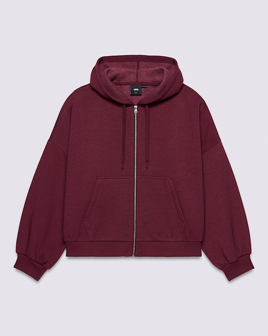 Broken Up Loose Full Zip Hoodie - 2