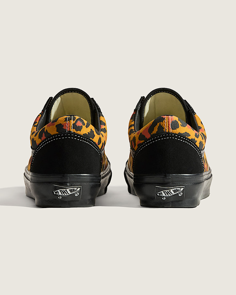 Premium Old Skool Shoe VANS Leopard Orange  Black ALT5