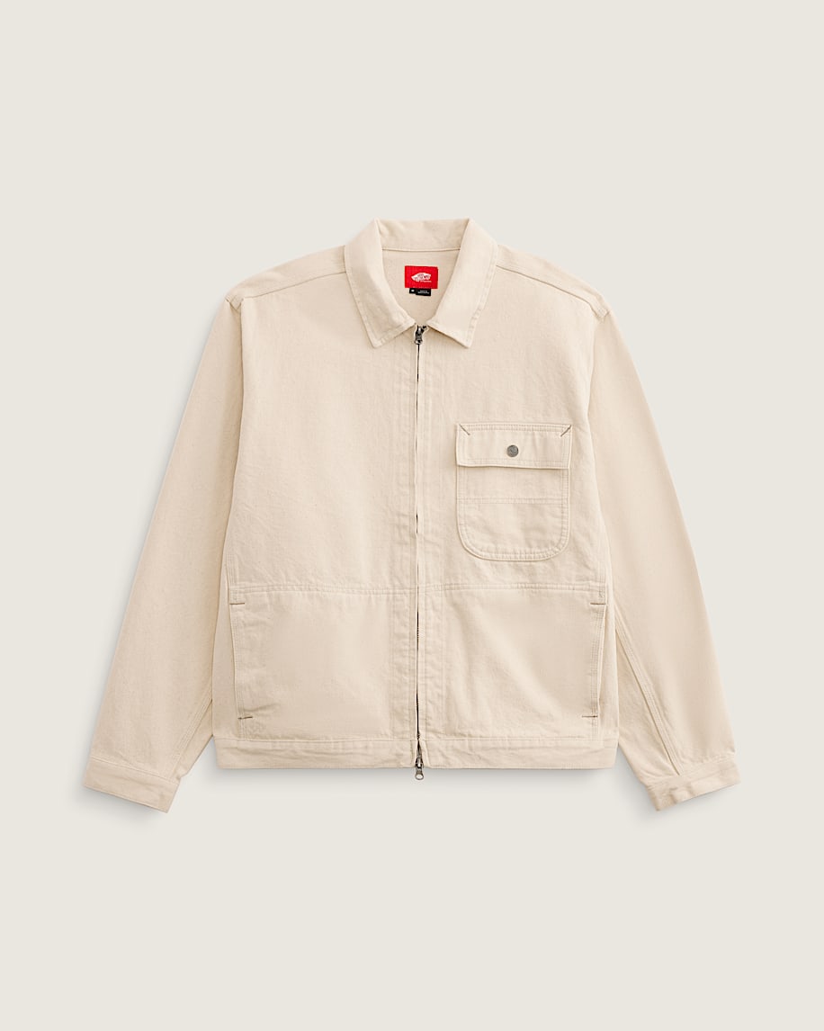 Skate Garage Jacket VANS Natural Beige FLATLAY
