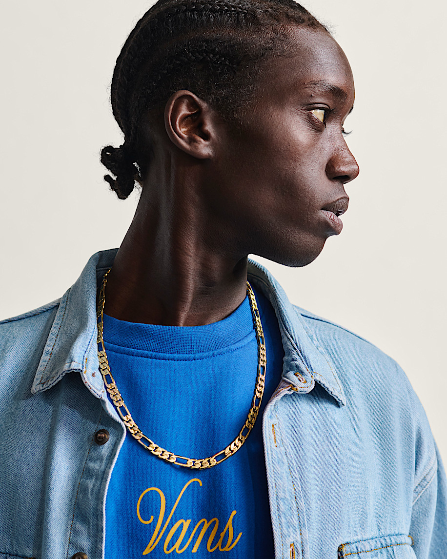 Outdoor Relaxation Crew Sweatshirt VANS True Blue ALT4