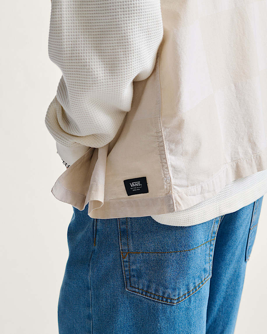 Kessler Checkerboard Woven Shirt VANS Checkerboard White ALT5