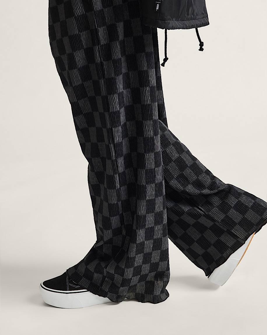 Wren Checkerboard Pants VANS Checkerboard Black  Grey ALT4