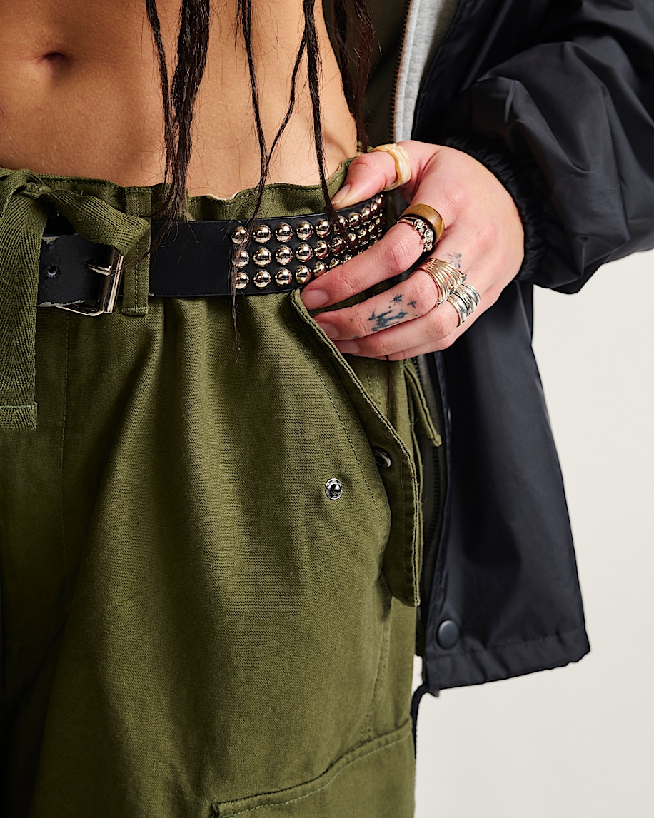 Premium Baggy Cargo Pants VANS Grape Leaf Green ALT4