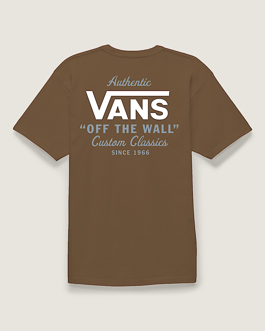 Holder St Classic TShirt VANS Coffee Liqueur Brown FLATLAY