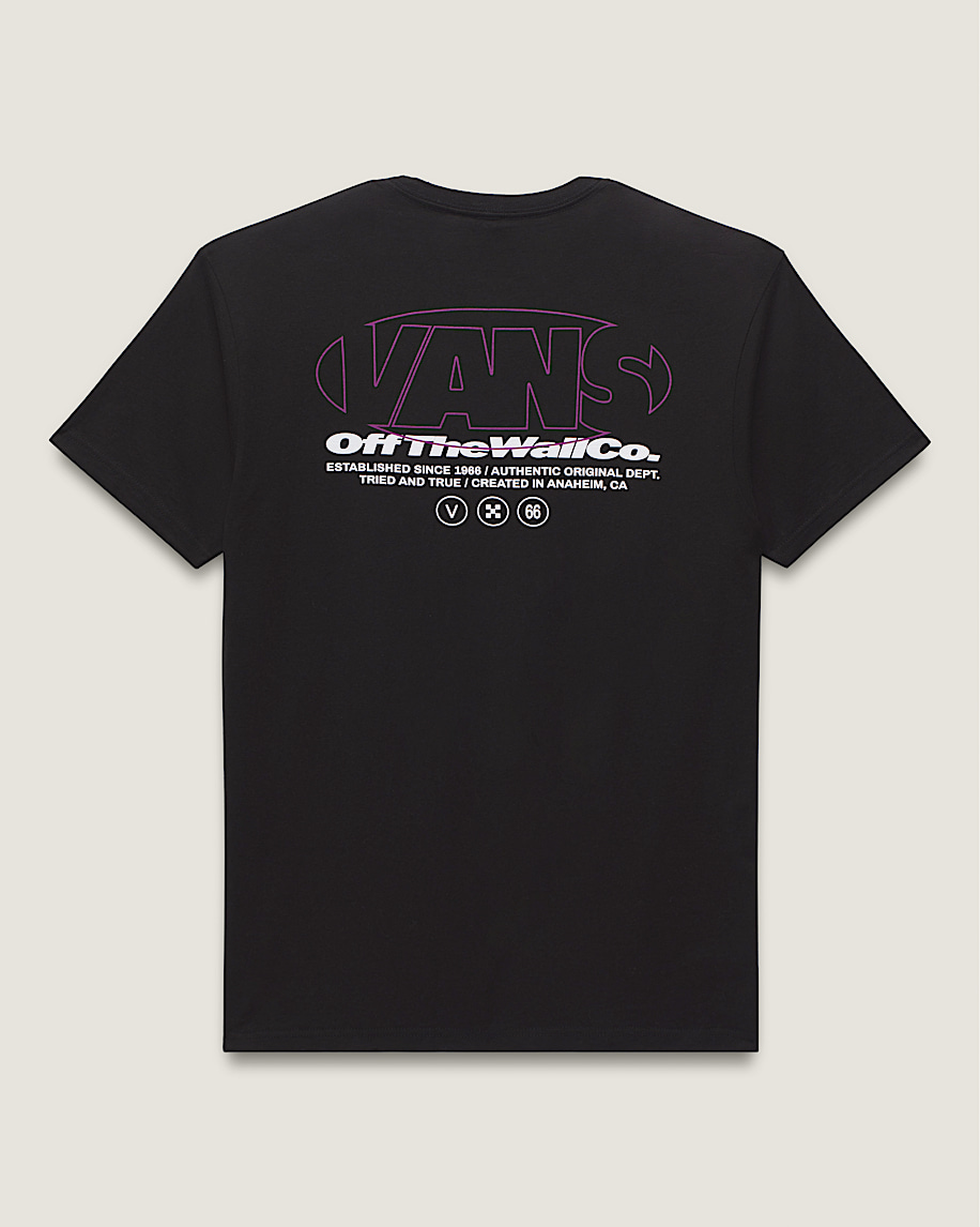 Major Type TShirt VANS Black FLATLAY