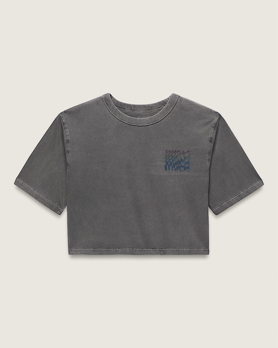 Wildthorn Reflective TShirt VANS Faded Black FLATLAY