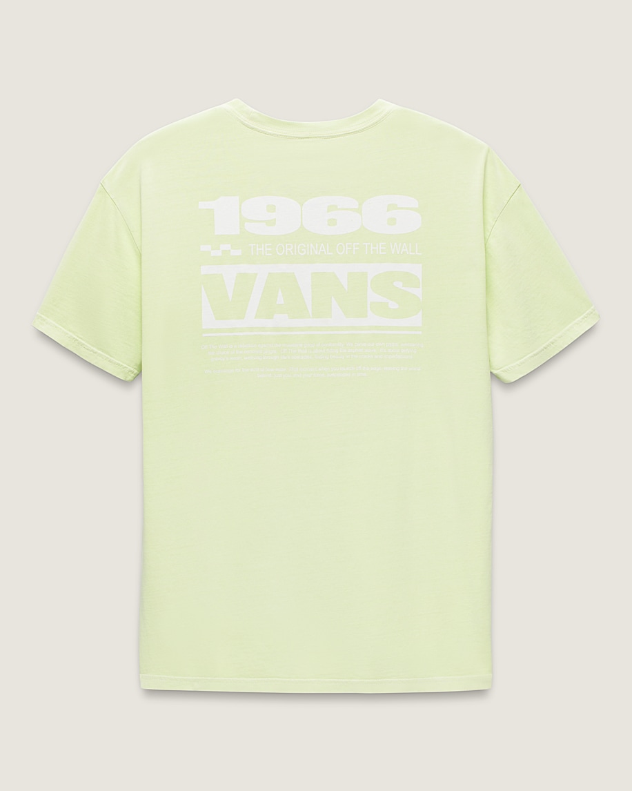 Suspension TShirt VANS Shadow Lime Green FLATLAY