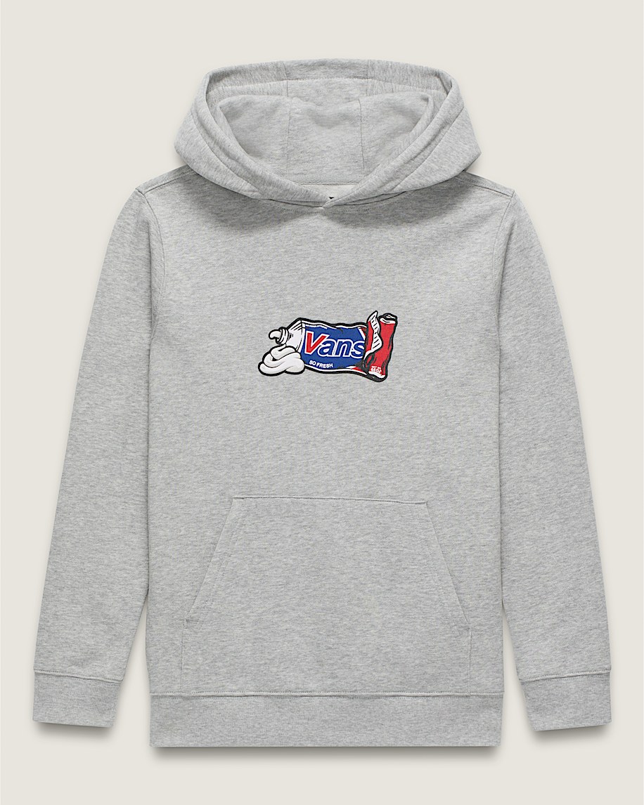 Kids Fresh Pullover Hoodie VANS Heather Grey FLATLAY