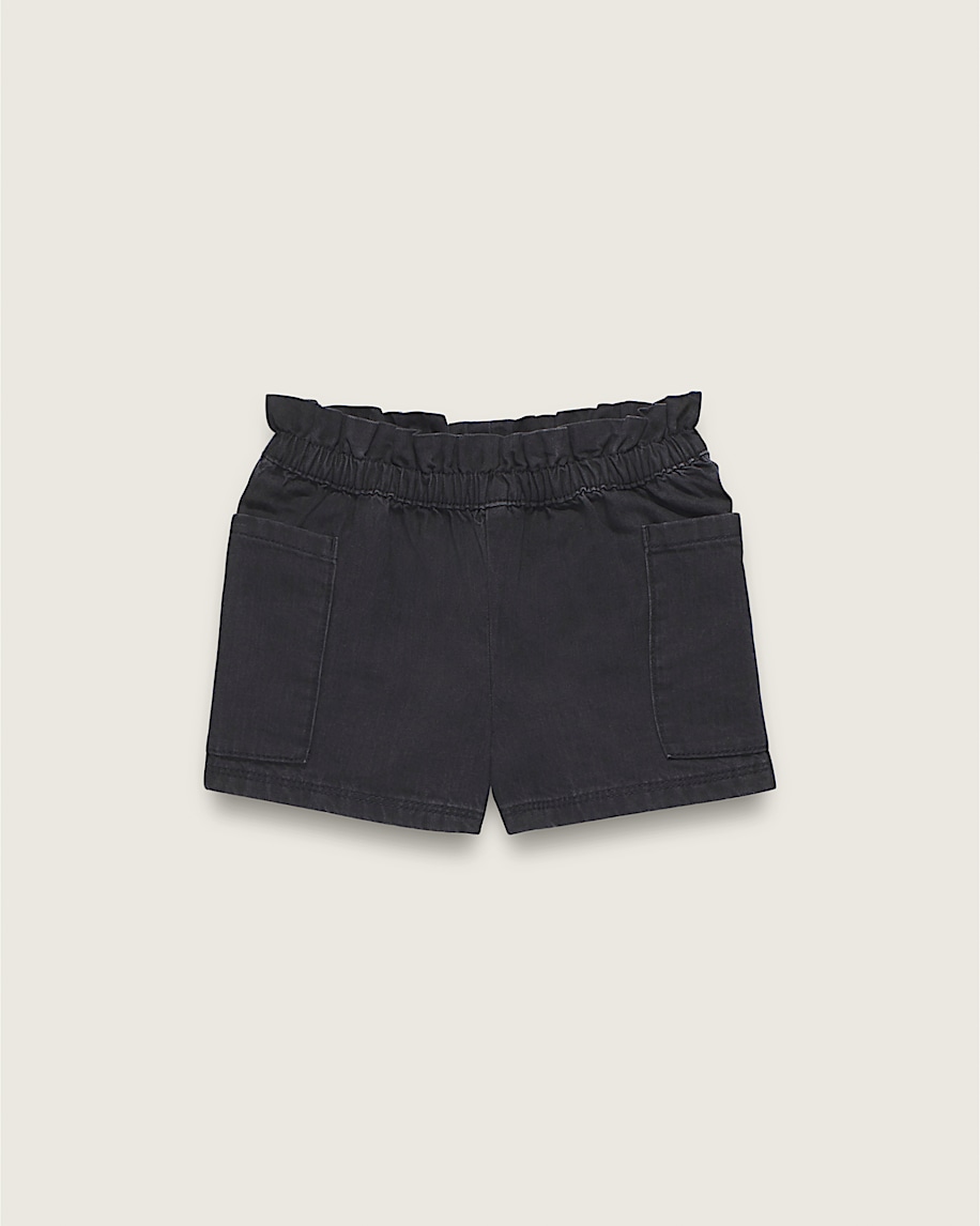Little Kids Joy Ruffled Shorts VANS Black FLATLAY