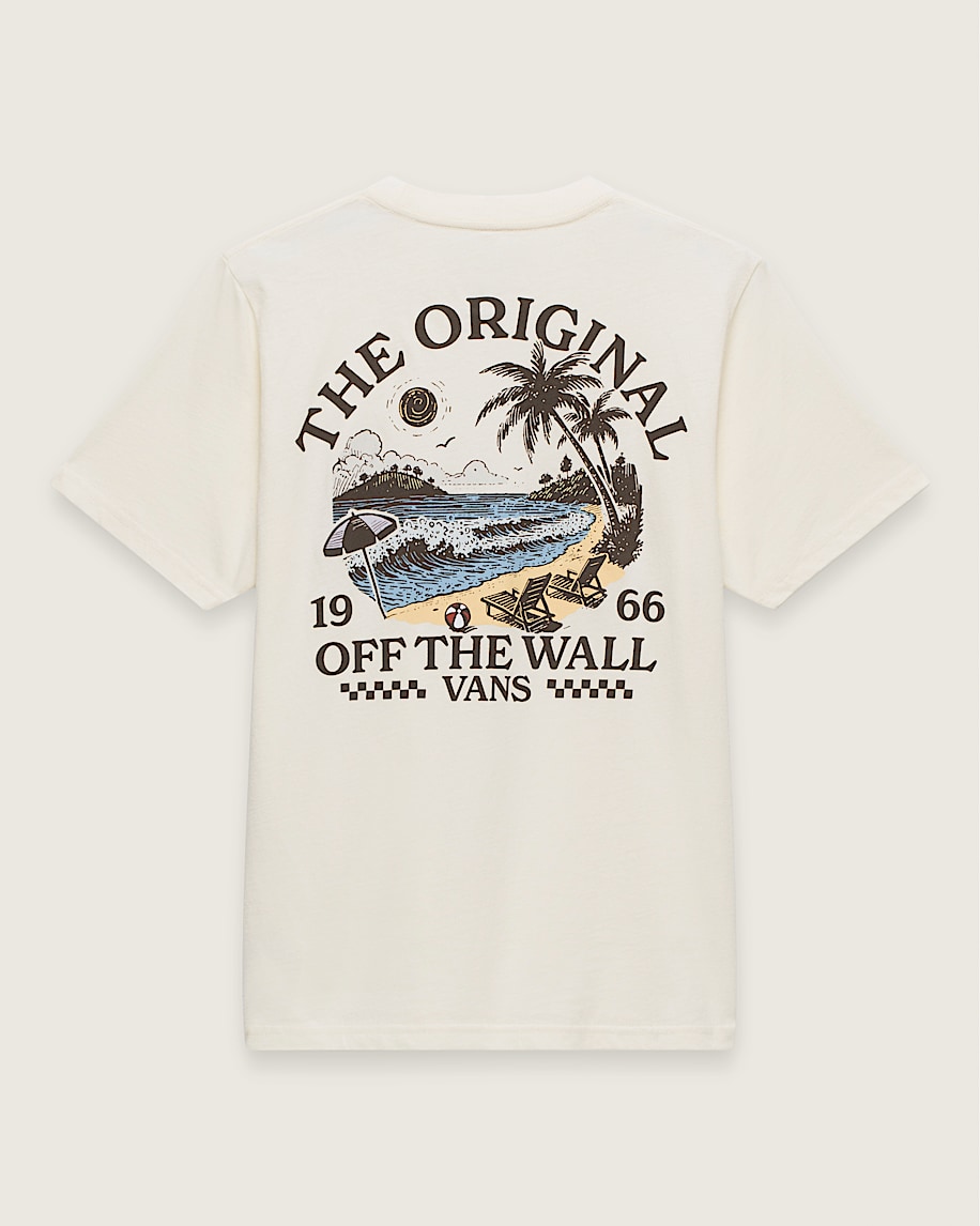 Kids Beach TShirt VANS Lemon Icing Yellow FLATLAY