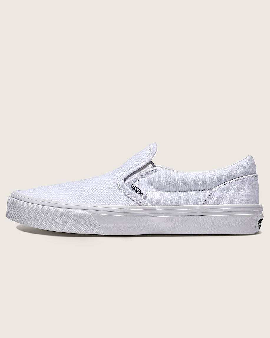 Big Kids Classic SlipOn Shoe VANS True White HERO