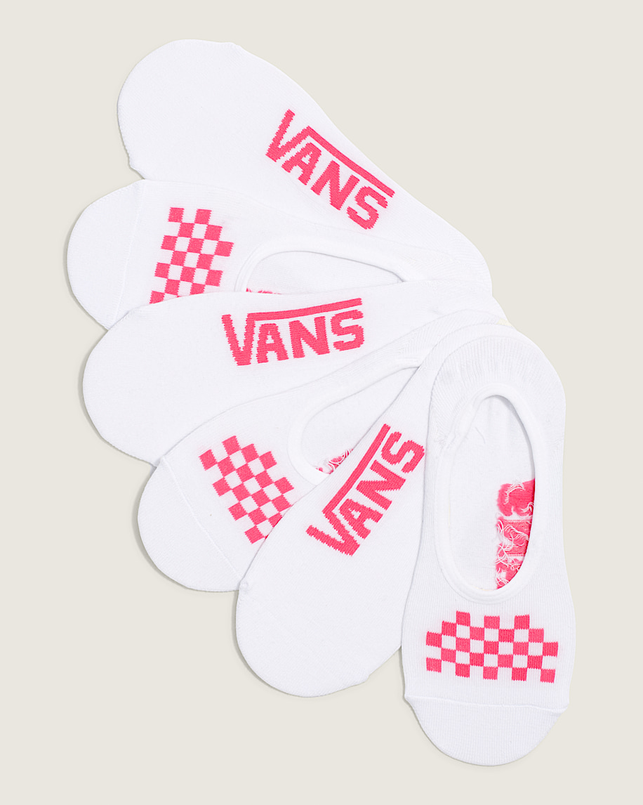 Classic Canoodle Socks 3Pack VANS White  Wild Orchid Pink HERO