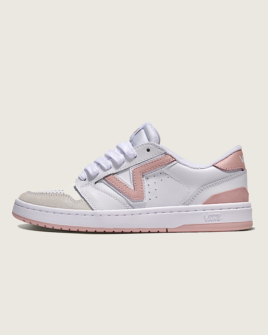 Lowland 20 Shoe VANS White  Sepia Rose Pink HERO