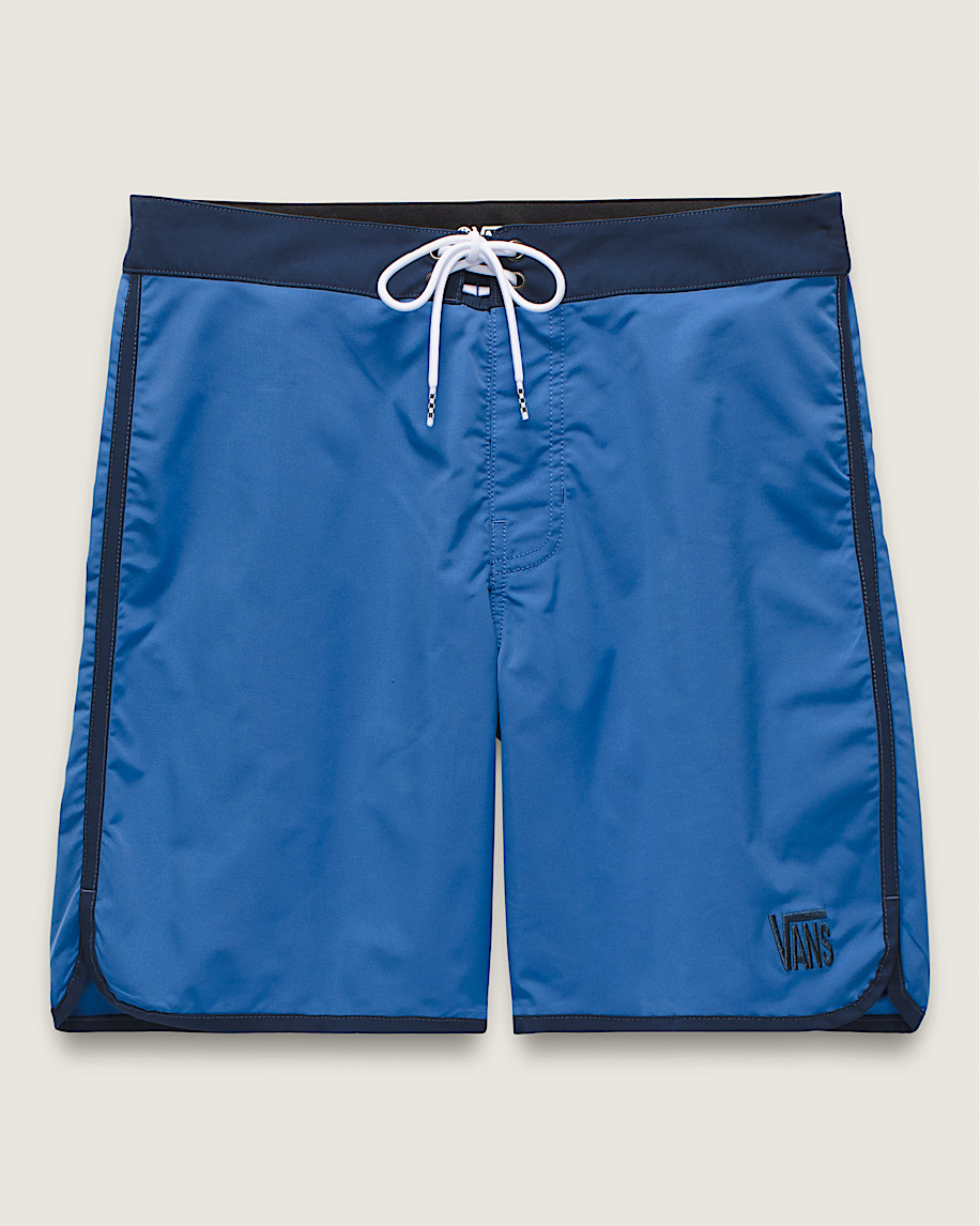 Everride Scalloped 18 Boardshorts VANS Blue FLATLAY