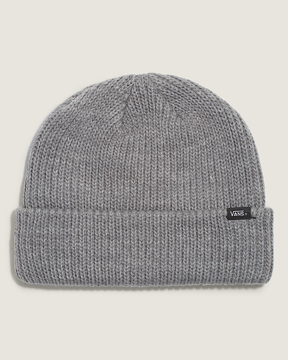 Kids Core Basic Cuff Beanie in Heather Grey | Vans