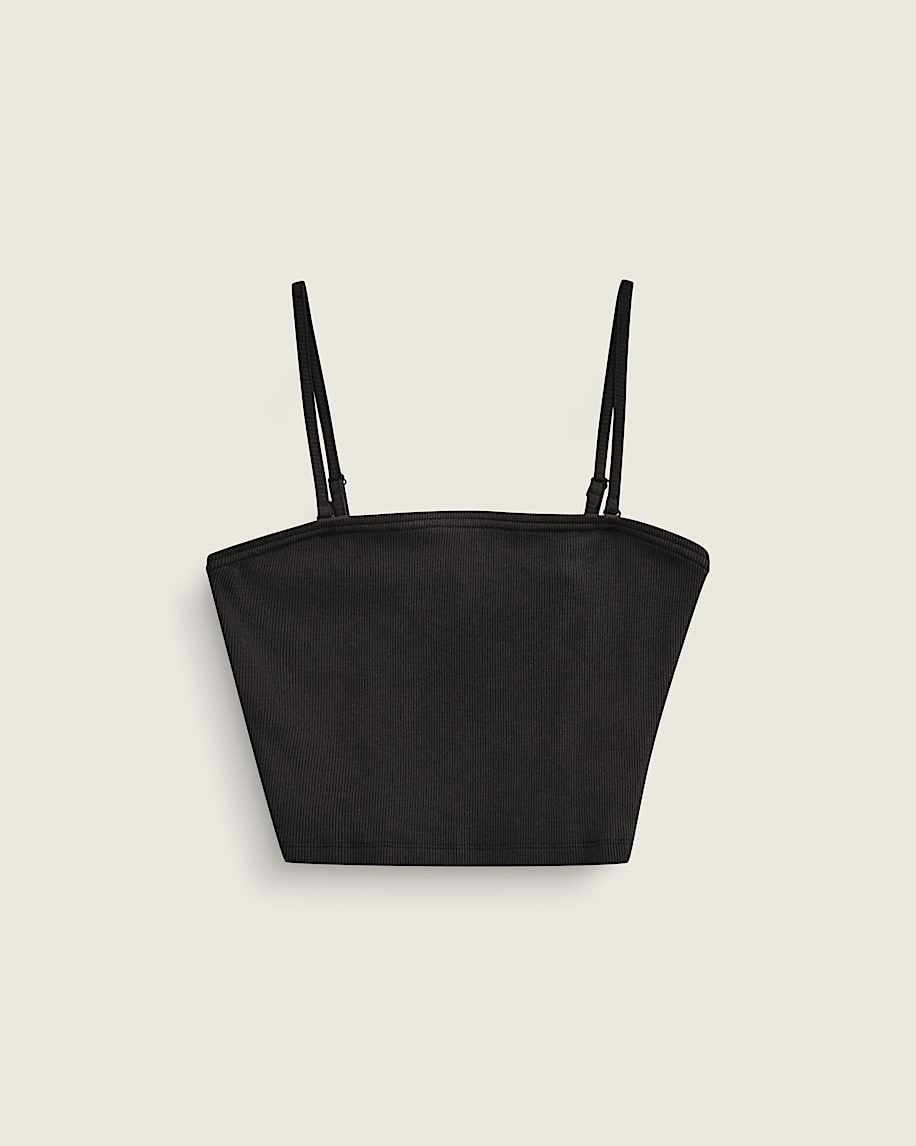 Drew Rib Tube Top VANS Black FLATLAY